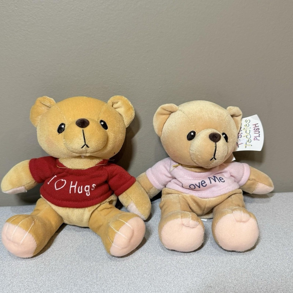Cherished Teddies Plush Bears Lot of 3 New with tags Love Me, I ❤️ Hugs Enesco
